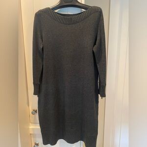 Michael Kors Charcoal 3/4 Sleeve Sweater Dress